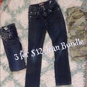 3 for $12 Girls Jeans Size 10